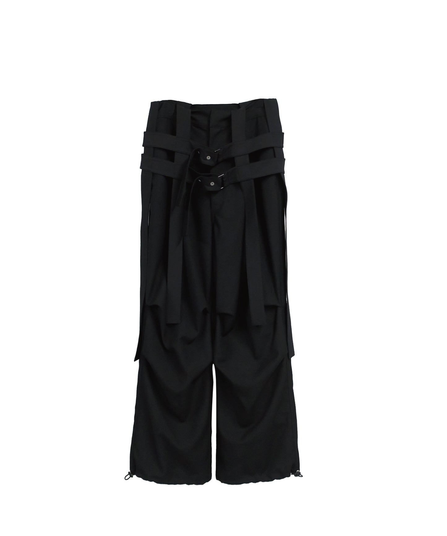 65 DETACHABLE HARNESS TROUSERS / BLACK