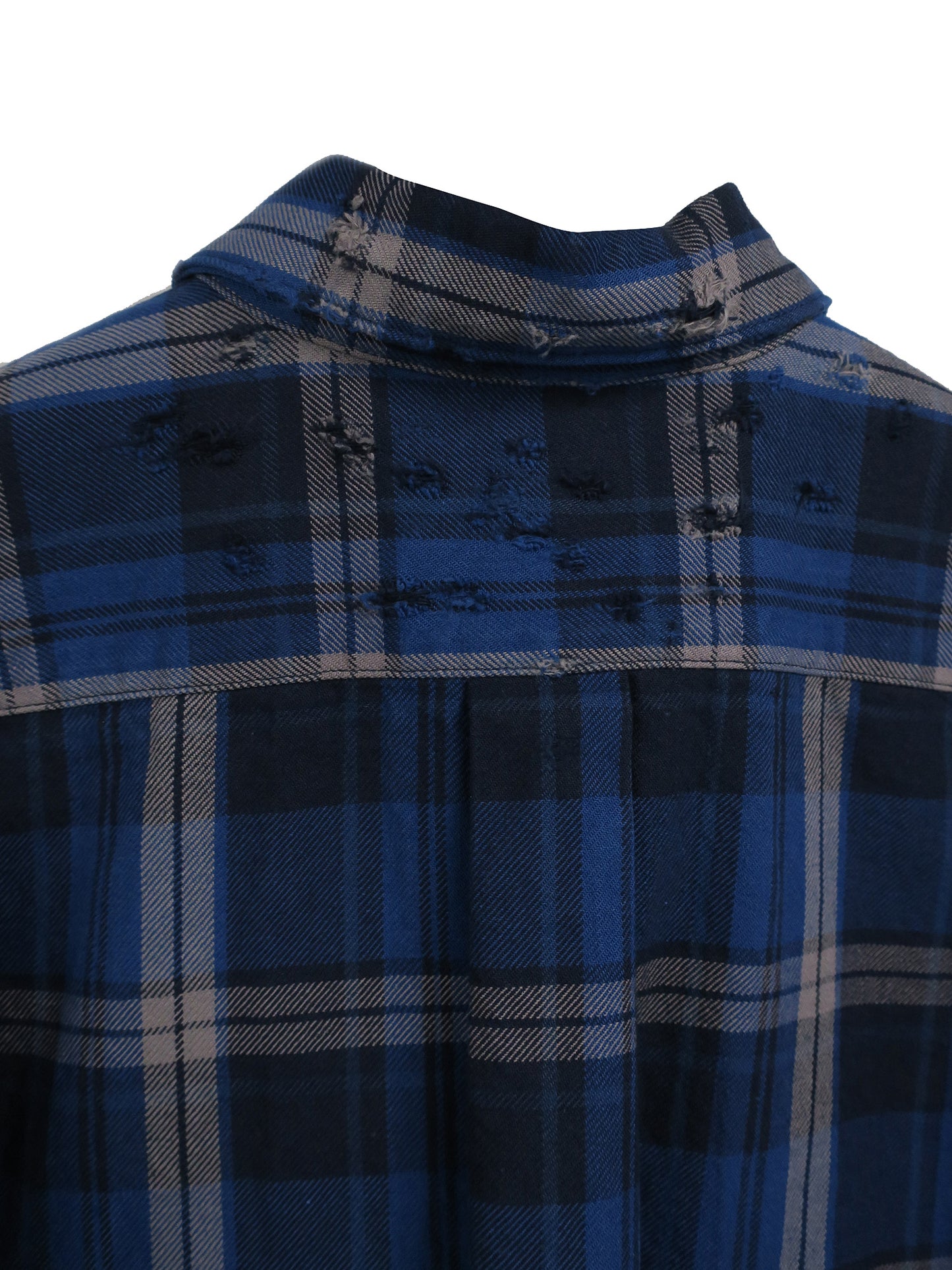 TONE EFFECT CHECK SHIRTS / BLUE-C