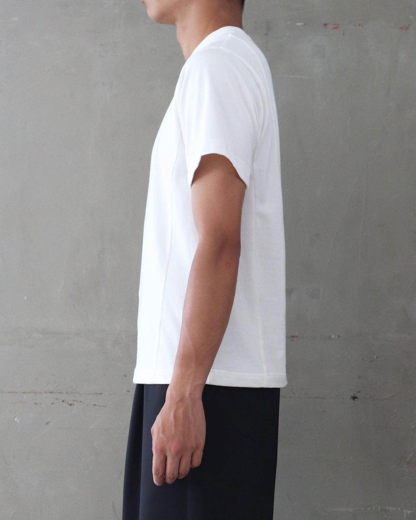 STREAMED LINE ALL WHITE PANEL T-SH/ OFF WHITE