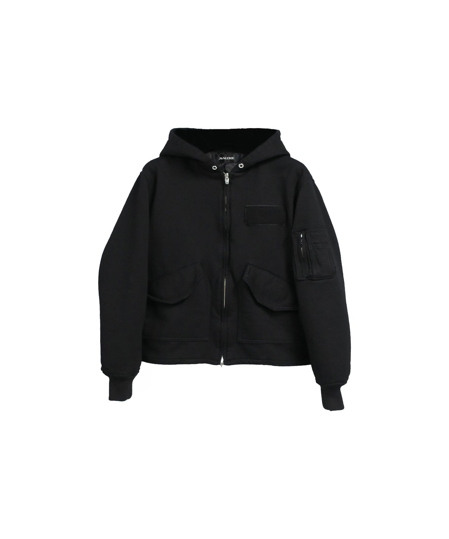 【SAMPLE】HARD COMPACT SWEAT FLIGHT JACKET/ BLACK