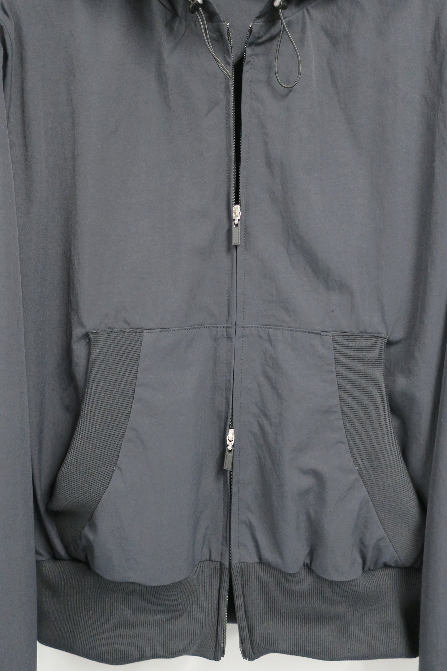 【SALE】WATERPROOF COMPACT W ZIP HOODIE/ BLACK
