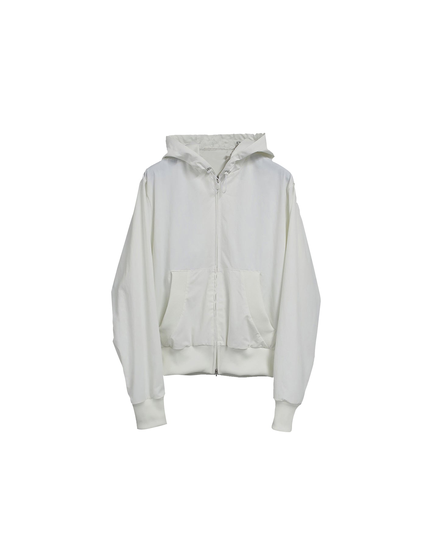 【SALE】WATERPROOF COMPACT W ZIP HOODIE/ WHITE