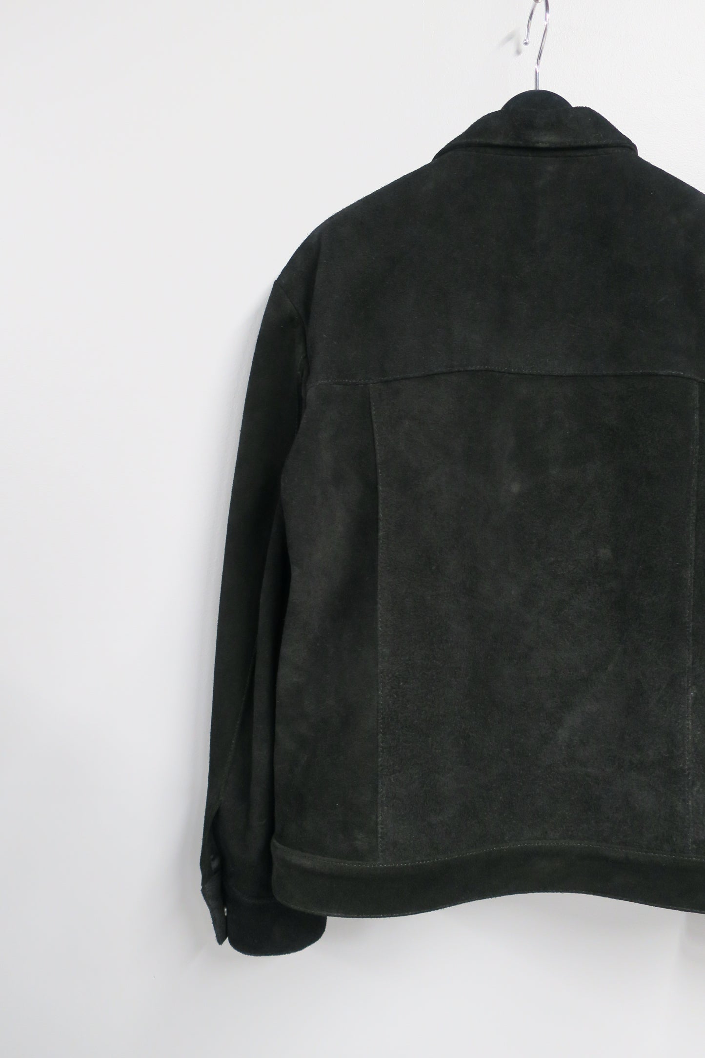 SUEDE MODERN IKE JACKET / BLACK