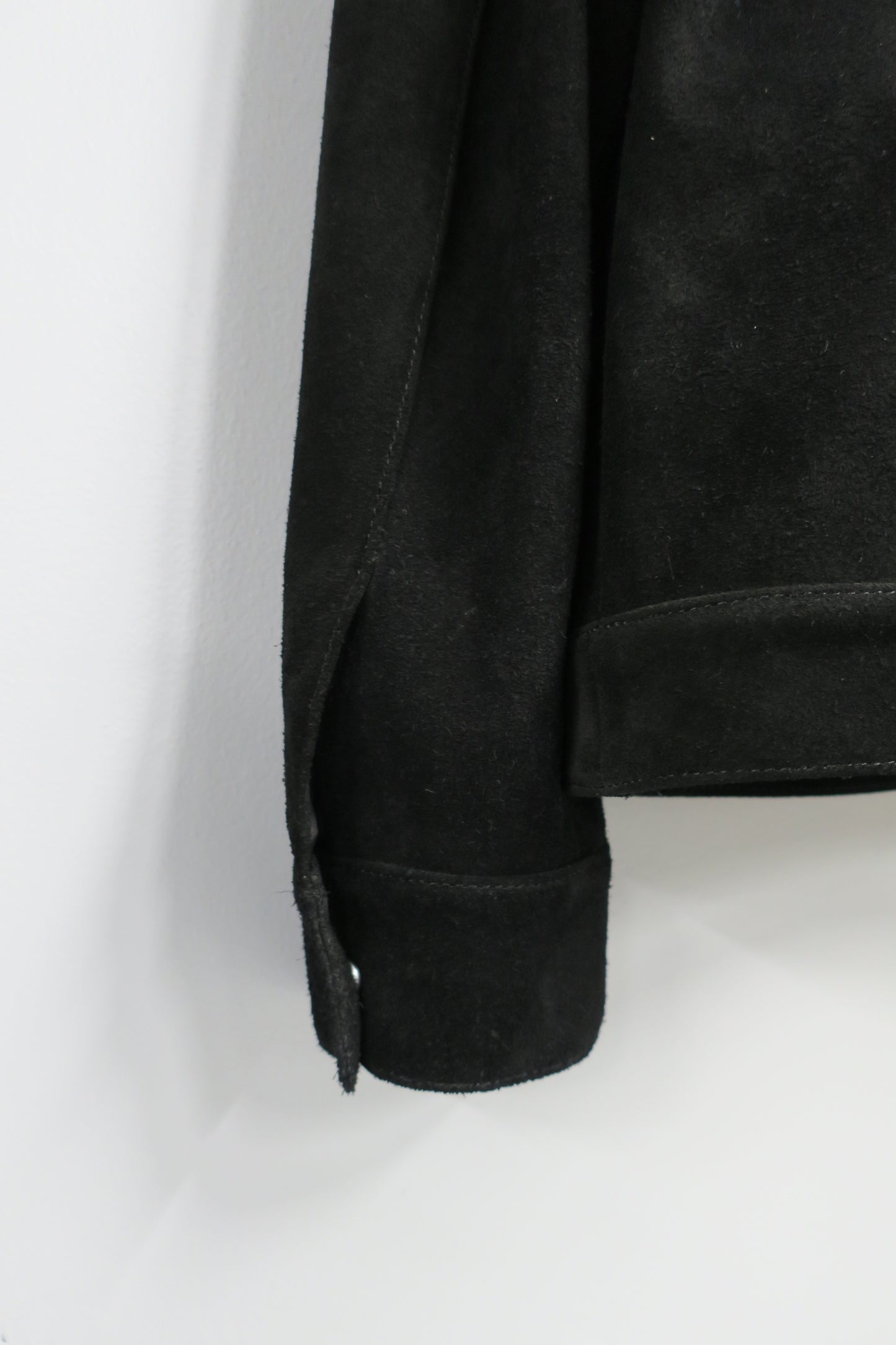 SUEDE MODERN IKE JACKET / BLACK