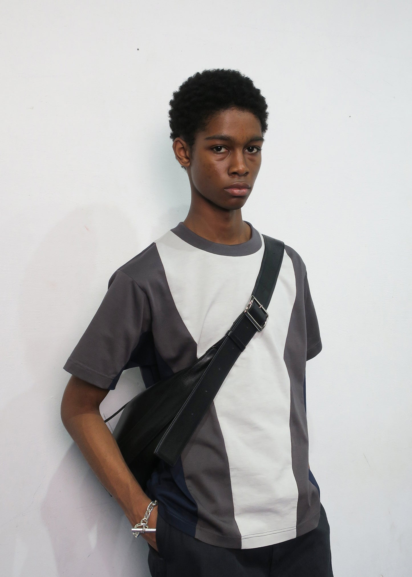 【RE-STOCK】“SUTEMACHI“ TECHNIQUE COW LEATHER 2WAY BAG/ BLACK