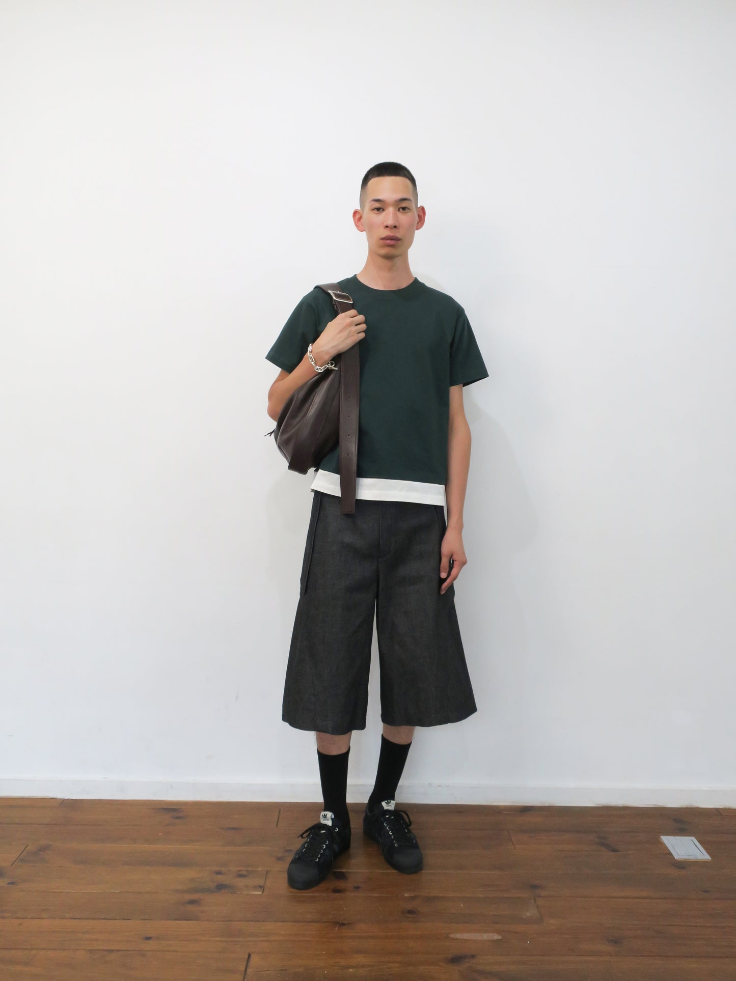【NEW COLOR】“SUTEMACHI“ TECHNIQUE COW LEATHER 2WAY BAG/ BROWN