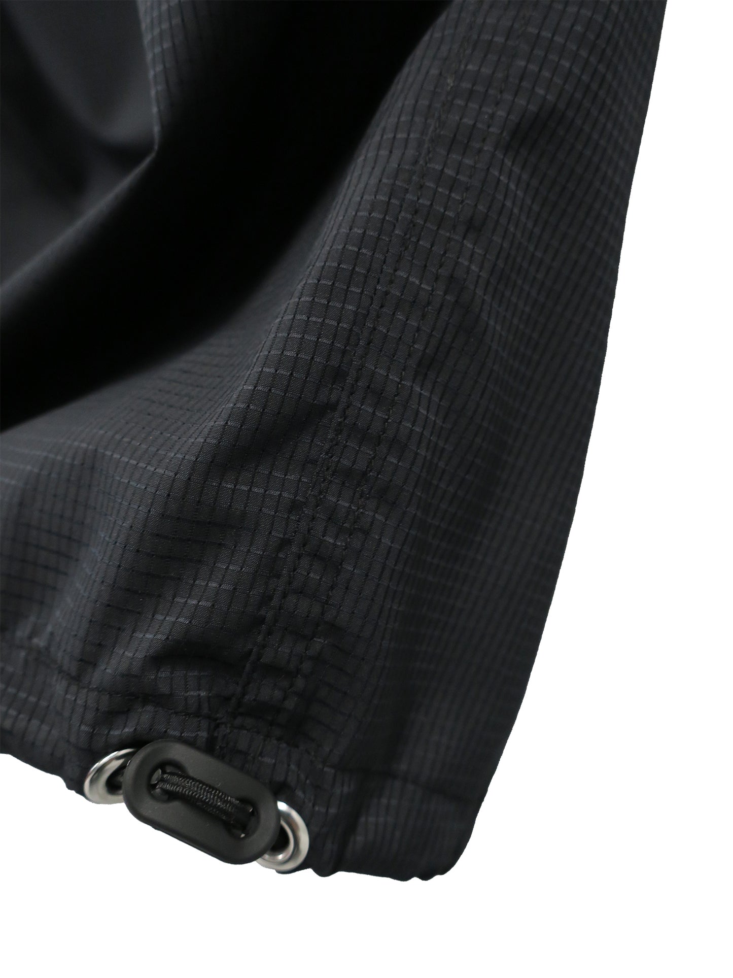 DOT AIR STRETCH 4-TUCK TROUSERS/ BLACK