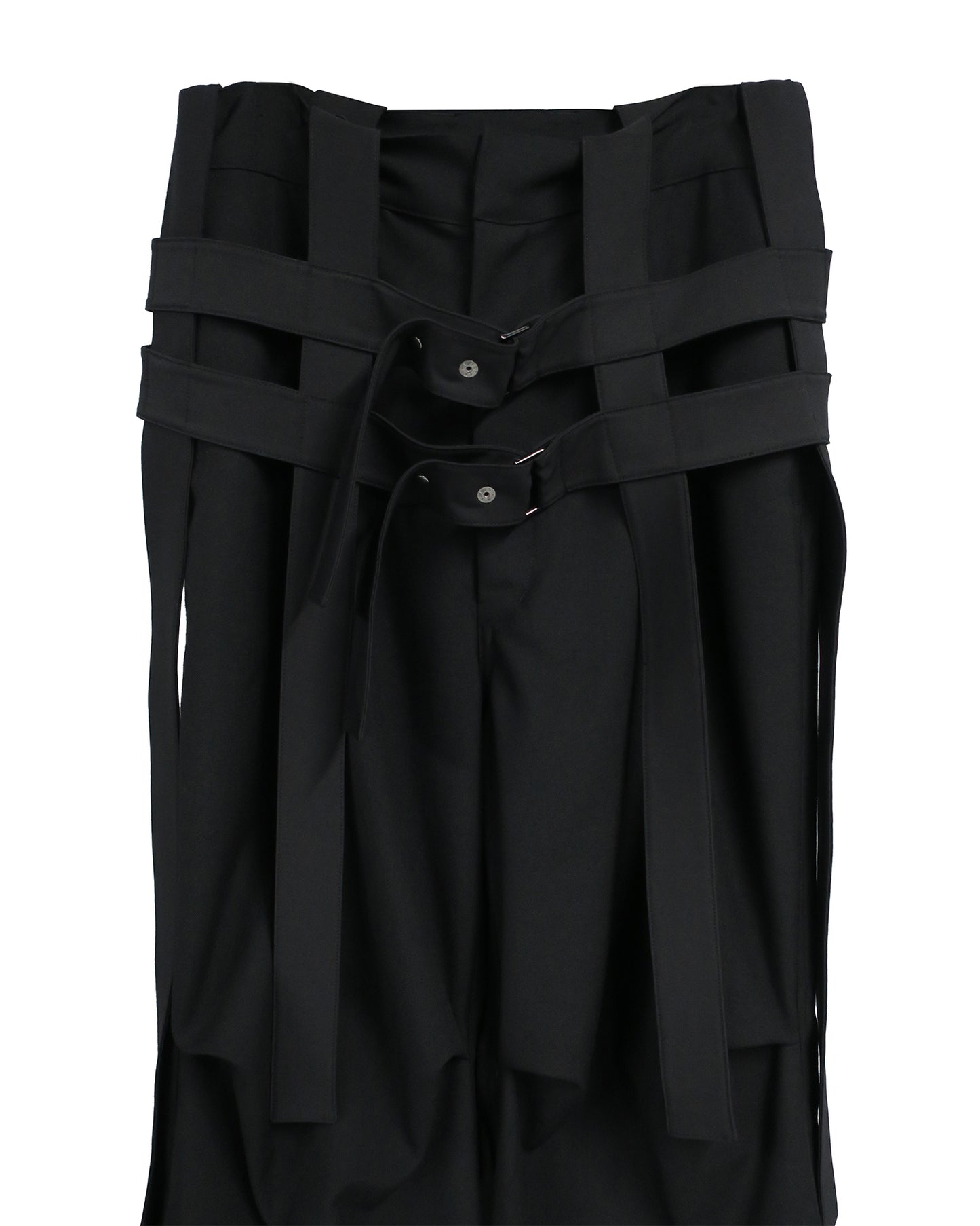 65 DETACHABLE HARNESS TROUSERS / BLACK