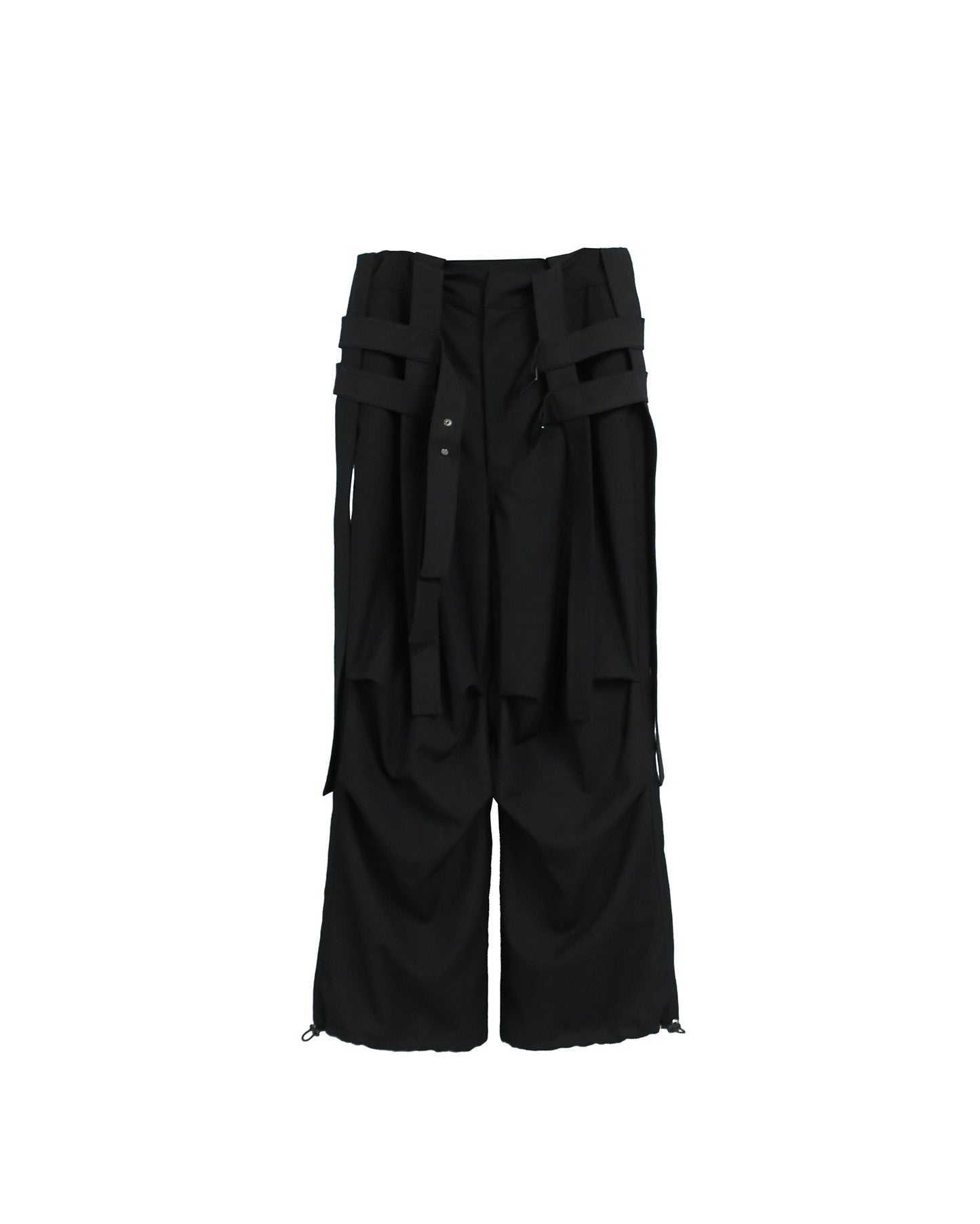 65 DETACHABLE HARNESS TROUSERS / BLACK