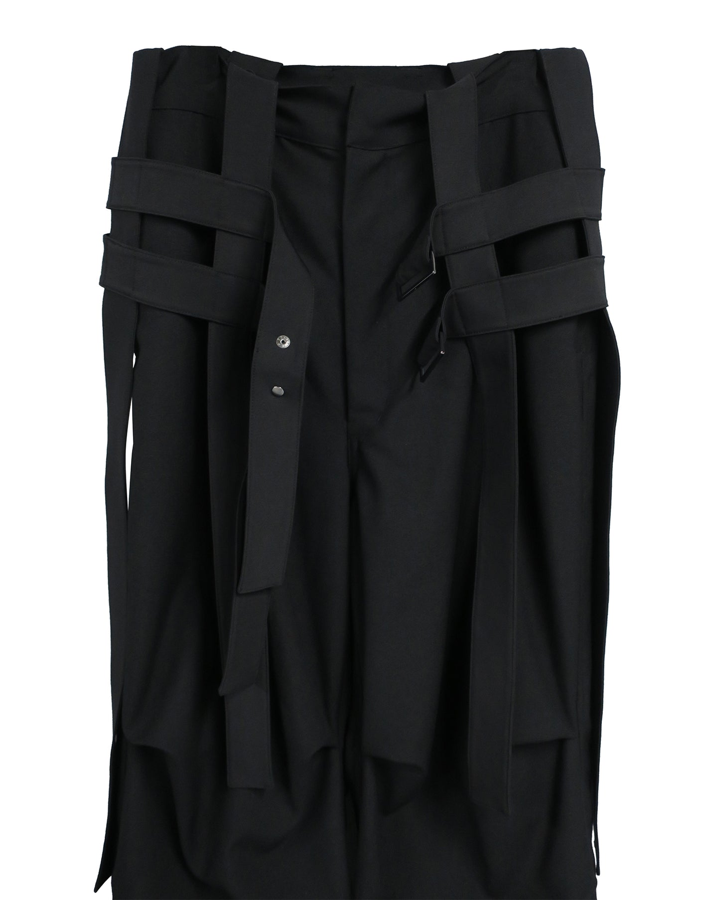 65 DETACHABLE HARNESS TROUSERS / BLACK