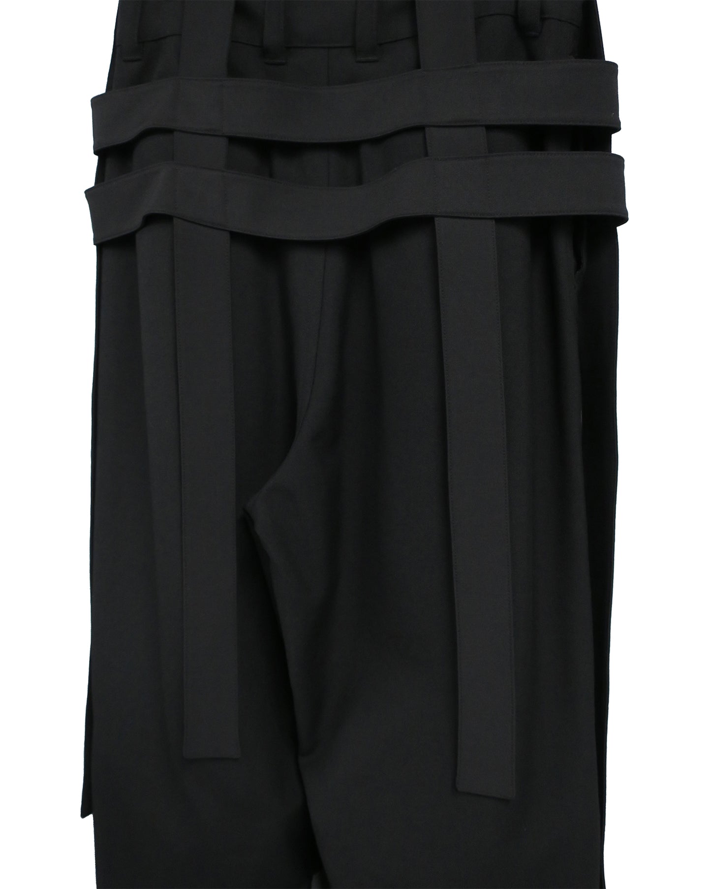 65 DETACHABLE HARNESS TROUSERS / BLACK