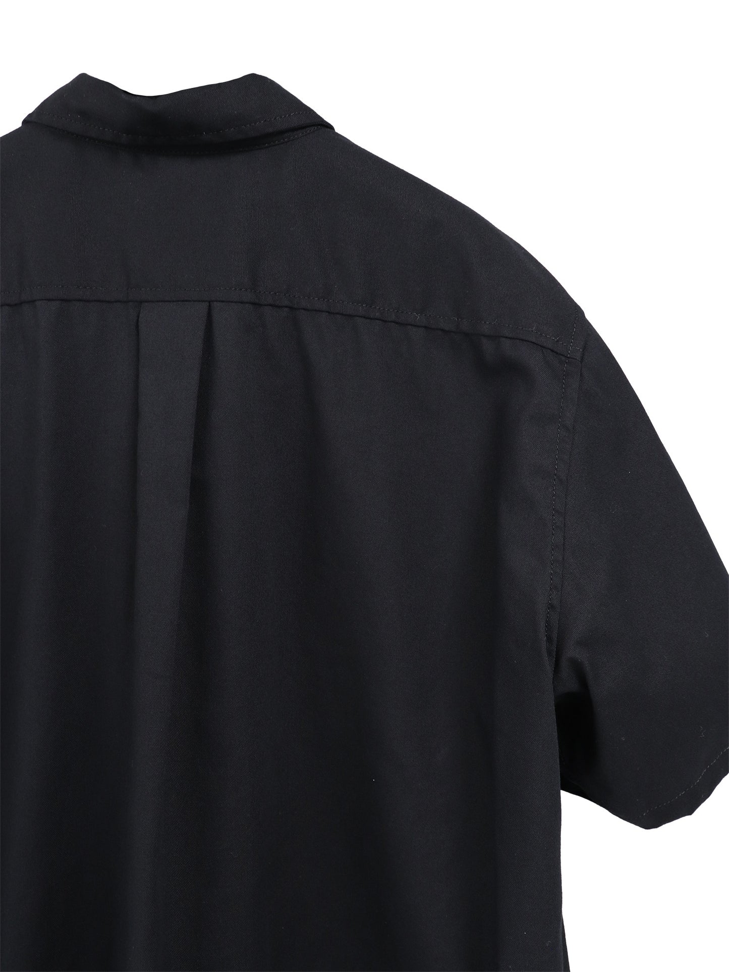 PUCKERED C-1 DOCKING SHIRT/ BLACK