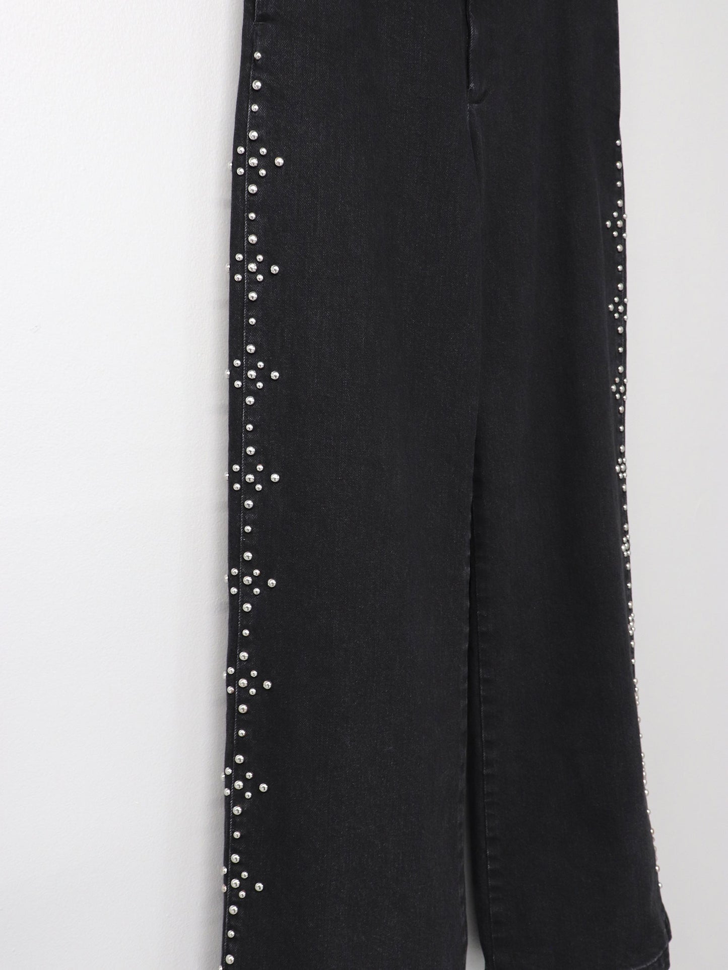 【LIMITED QUANTITY】ACE OF SPADES BLACK BOOT CUT STUDS / BLACK