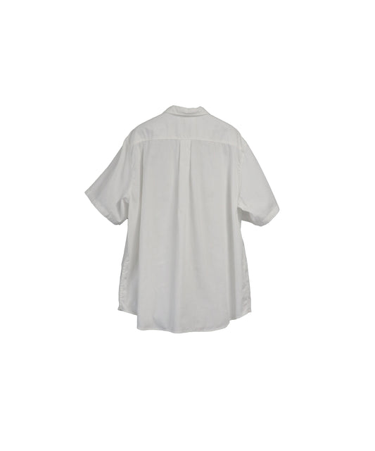 PUCKERED C-1 DOCKING SHIRT/ WHITE