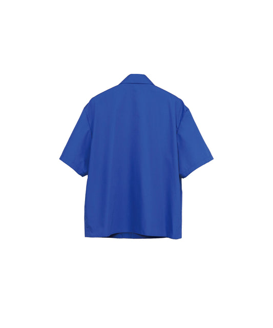 BROAD CLOTH SHORT SLEEVE SHIRTS / BLUE