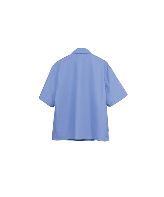 BROAD CLOTH SHORT SLEEVE SHIRTS / L.BLUE