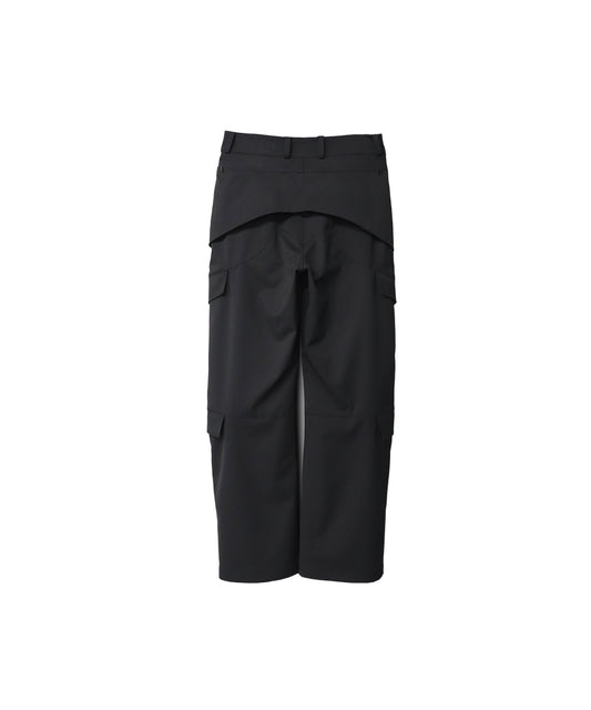 STRUCTURED UTILITY TROUSERS (UPDATED) / BLACK
