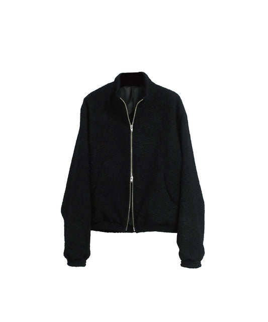 LOOP TWEED MOHAIR HERITAGE BLOUSON/ BLACK