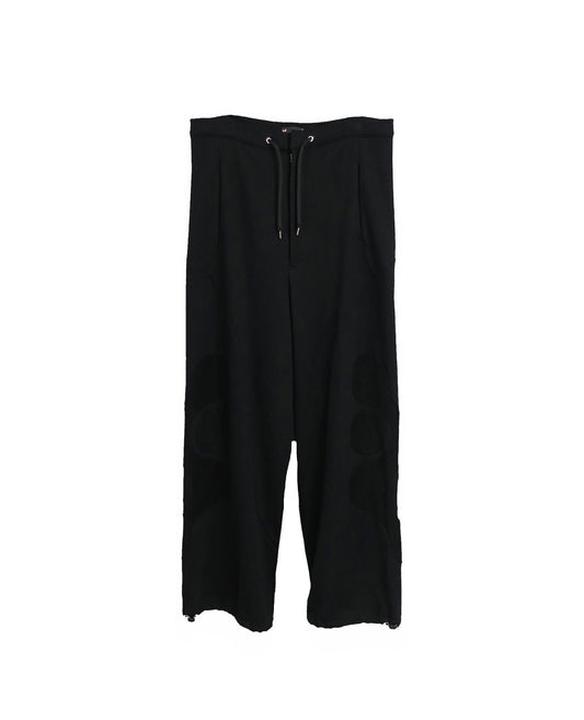 【SALE】AVA WATAR  DEFORMATION TROUSERS / BLACK