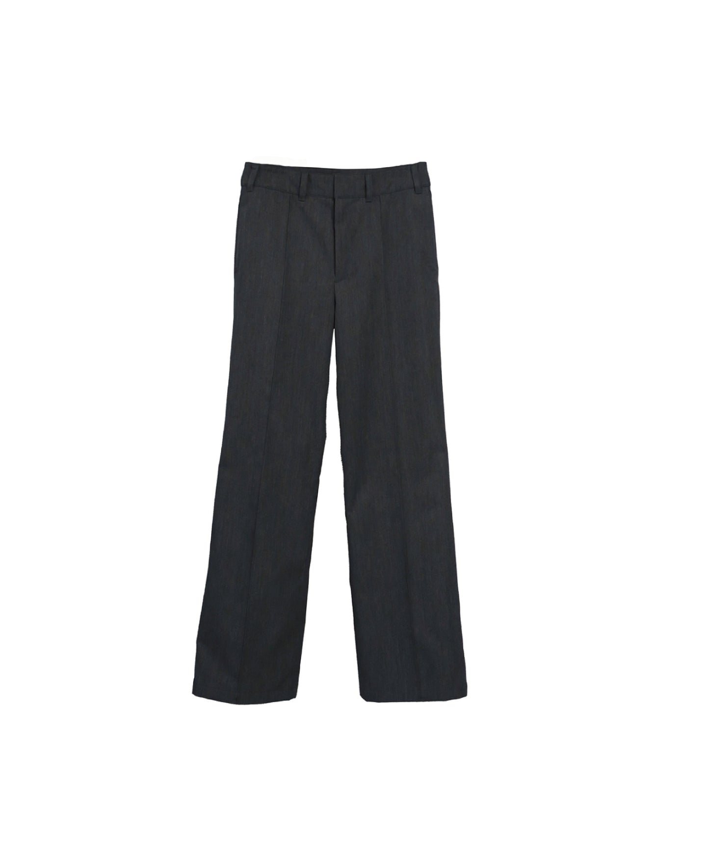 ROYAL HIGH-DENSITY PIN-TUCK TROUSERS / GRAY