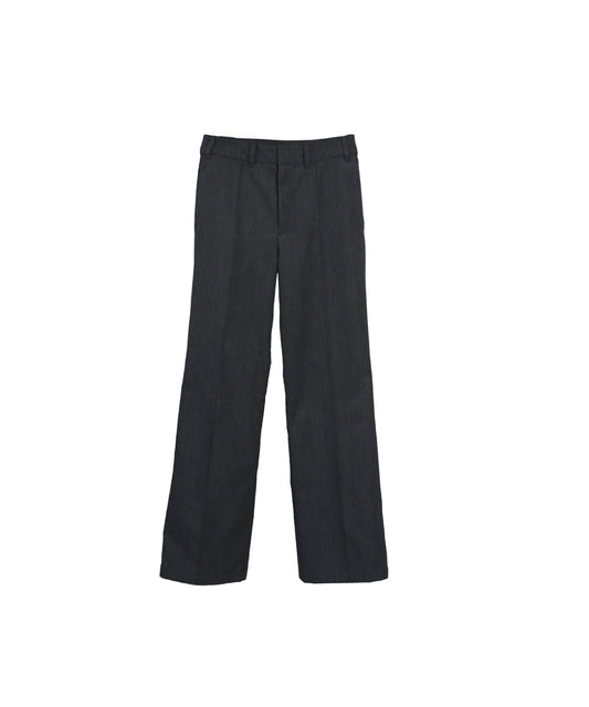 ROYAL HIGH-DENSITY PIN-TUCK TROUSERS / GRAY