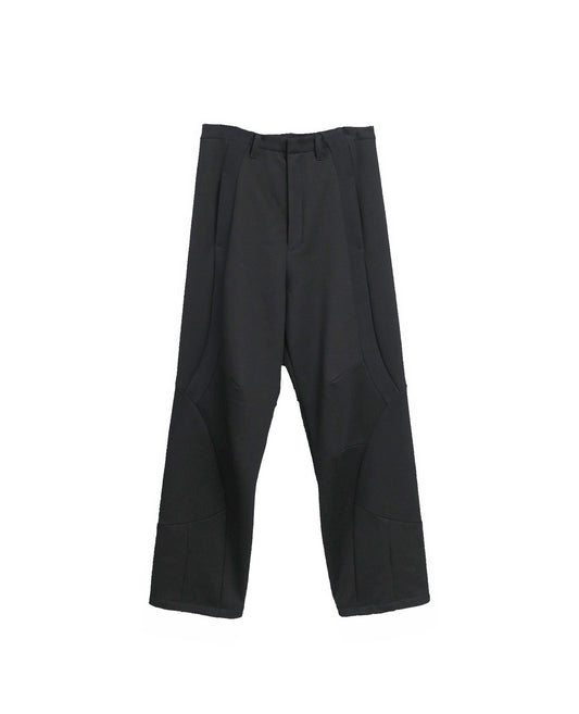【SALE】THREE-D JERSEY TROUSERS / BLACK
