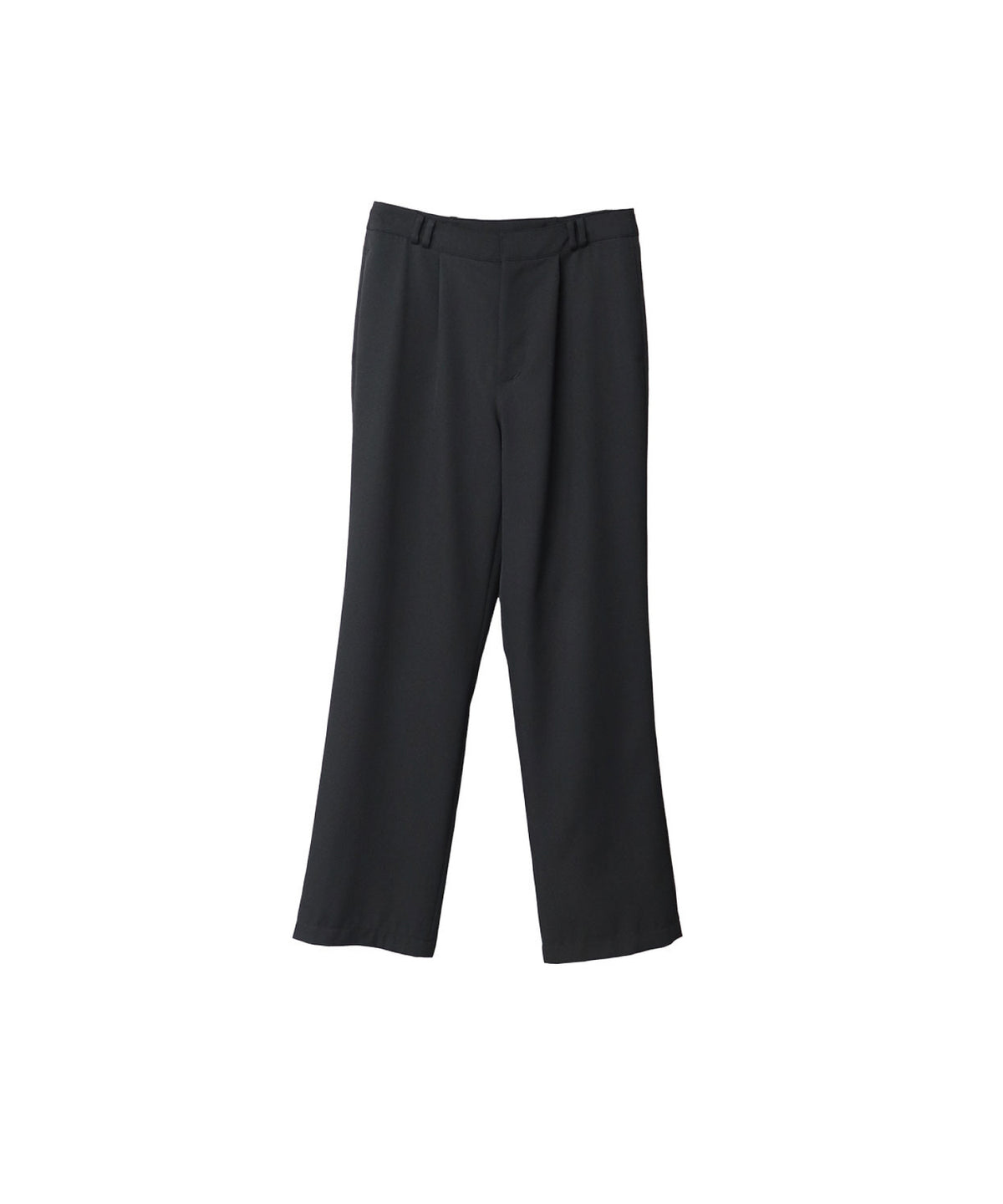 DOUBLE LOOP HARU-KING TWILL TROUSERS / BLACK