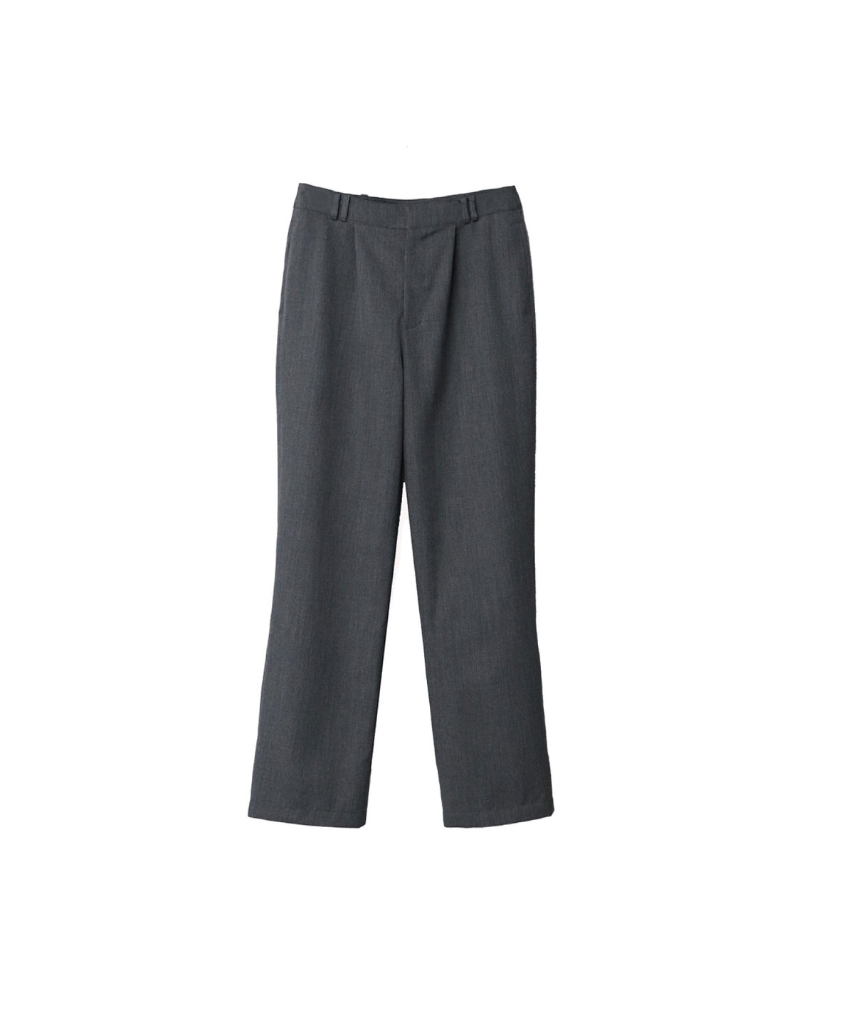 DOUBLE LOOP HARU-KING TWILL TROUSERS / GRAY