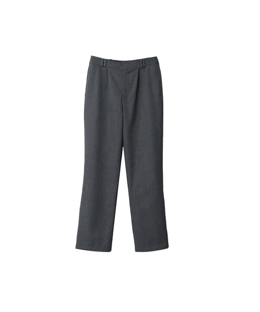DOUBLE LOOP HARU-KING TWILL TROUSERS / GRAY