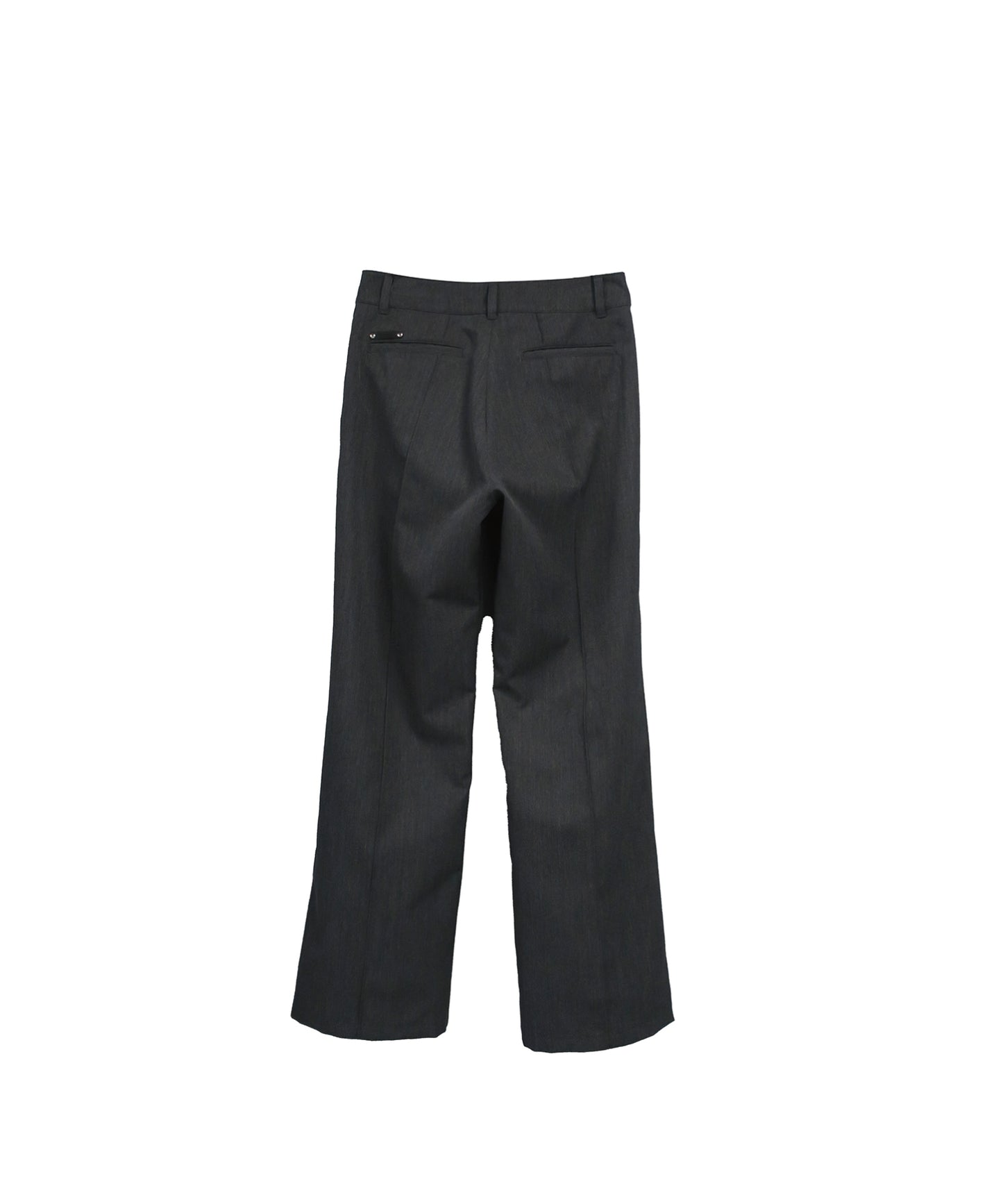 ROYAL HIGH-DENSITY PIN-TUCK TROUSERS / GRAY