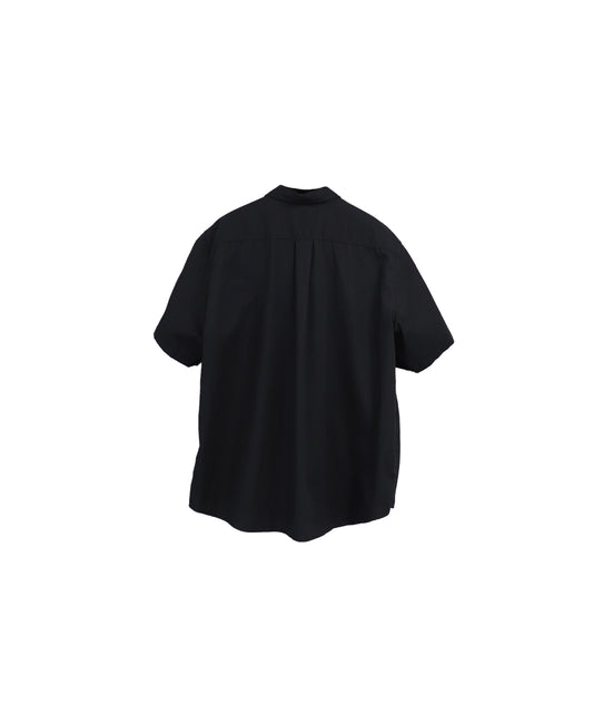 PUCKERED C-1 DOCKING SHIRT/ BLACK