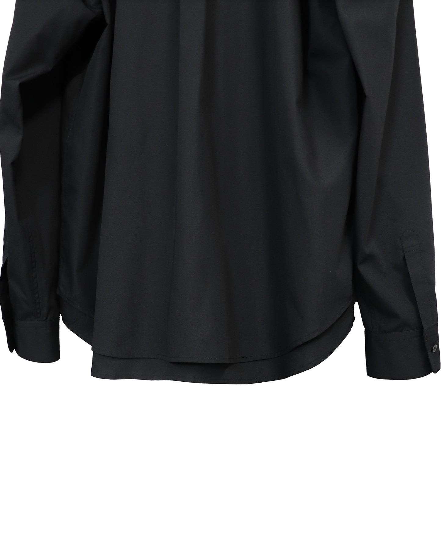 DOUBLE  BODY LAYRED IVY SHIRTS / BLACK