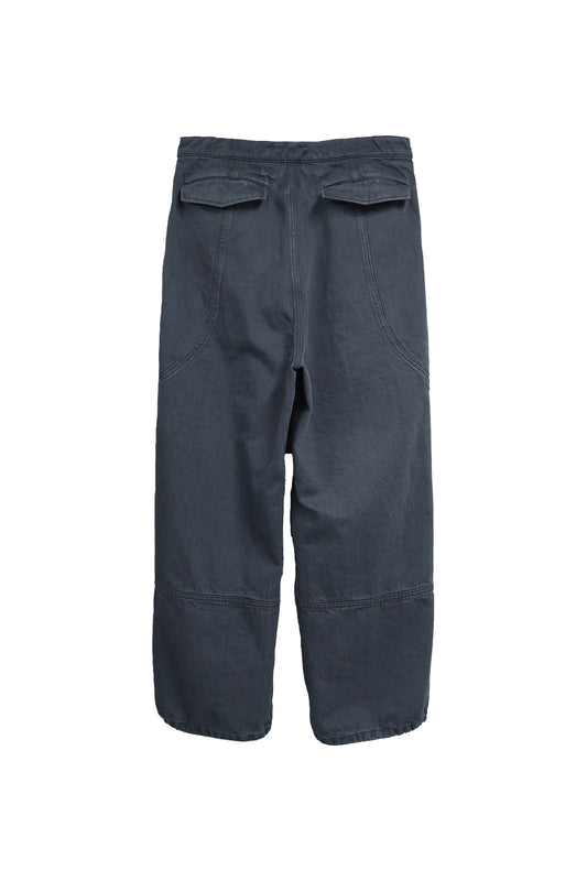 【SALE】DEFORMATION DENIM TROUSERS/ CHARCOAL