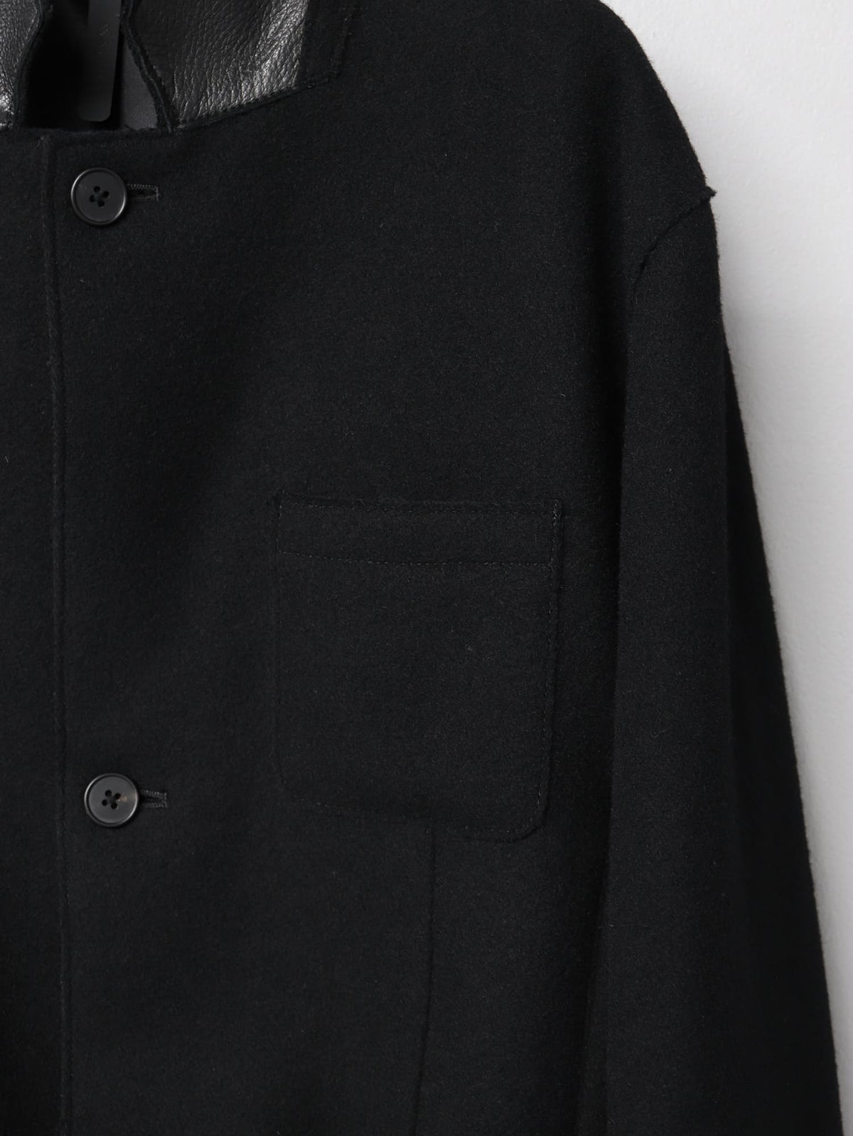 LUX WOOL 2WAY JACKET/ BLACK