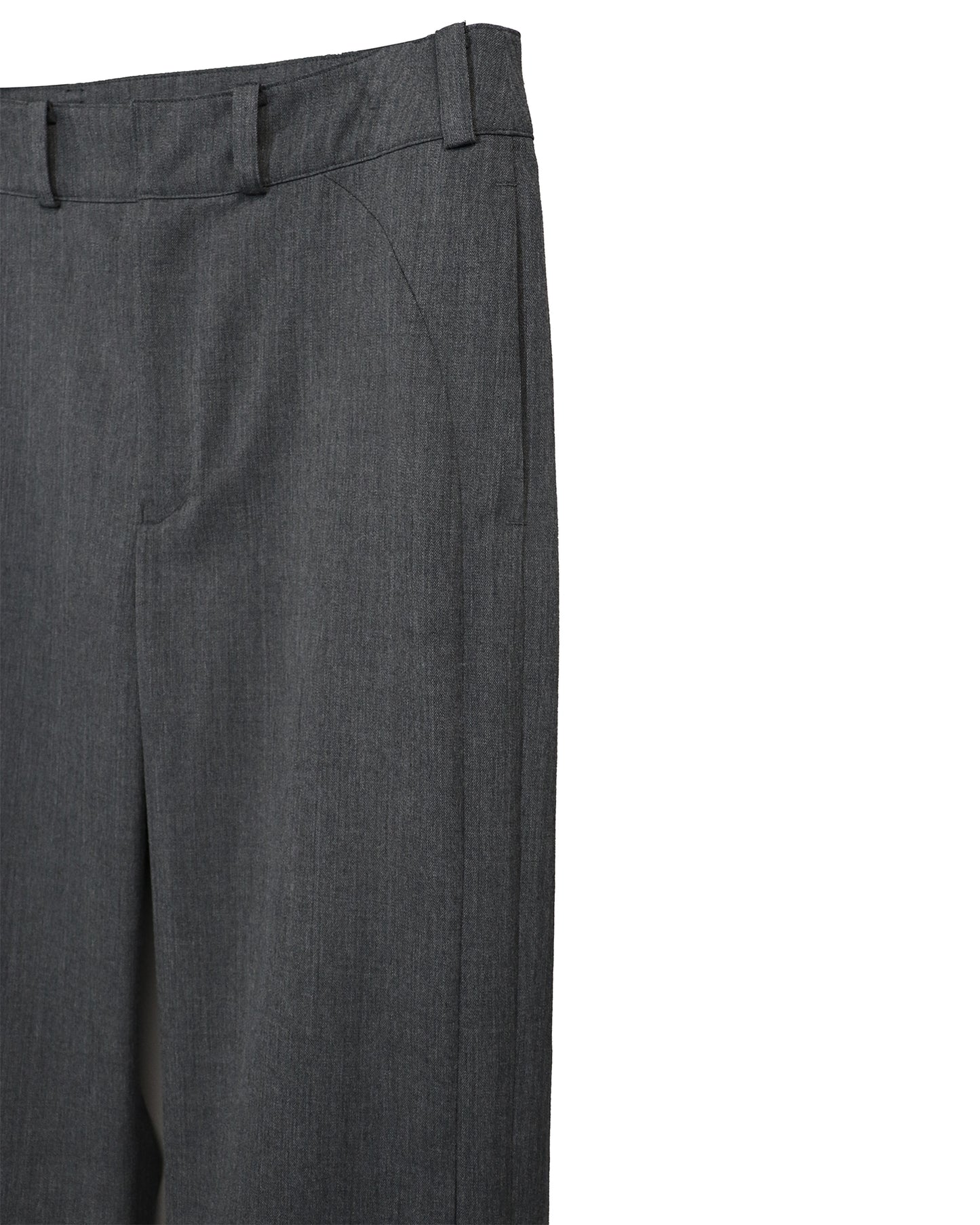 STREAMLINED CONVERTIBLE HEM TROUSERS/ GRAY