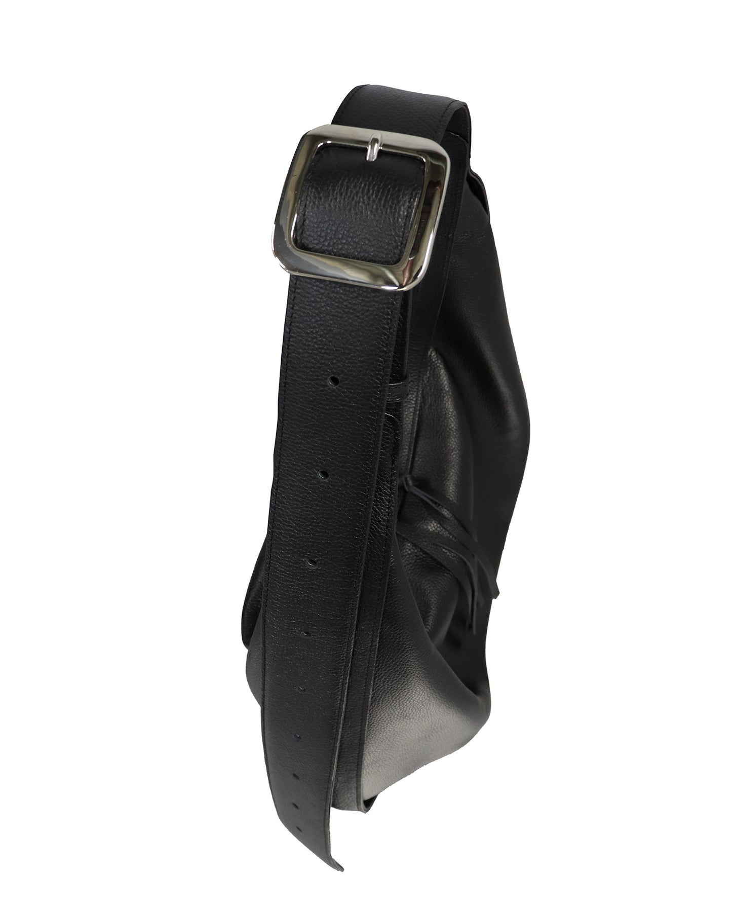 [RE-STOCK] “SUTEMACHI” TECHNIQUE COW LEATHER 2WAY BAG/ BLACK