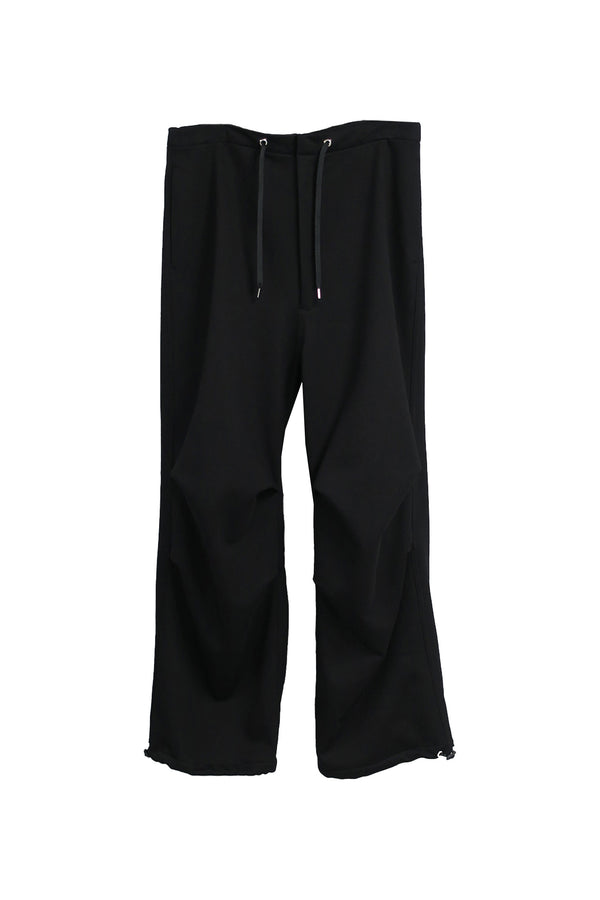 HARD COMPACT SEWAT TROUSERS / BLACK