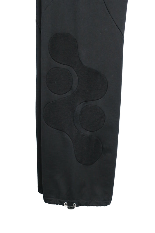 【SALE】AVA WATAR  DEFORMATION TROUSERS / BLACK