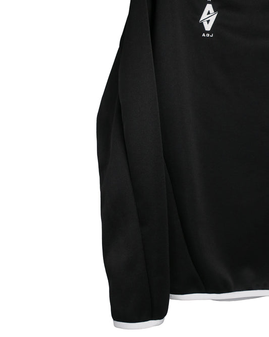 【SALE】A G J WARM UP  LONG SLEEVE SHIRTS （POLYESTER）/ BLACK