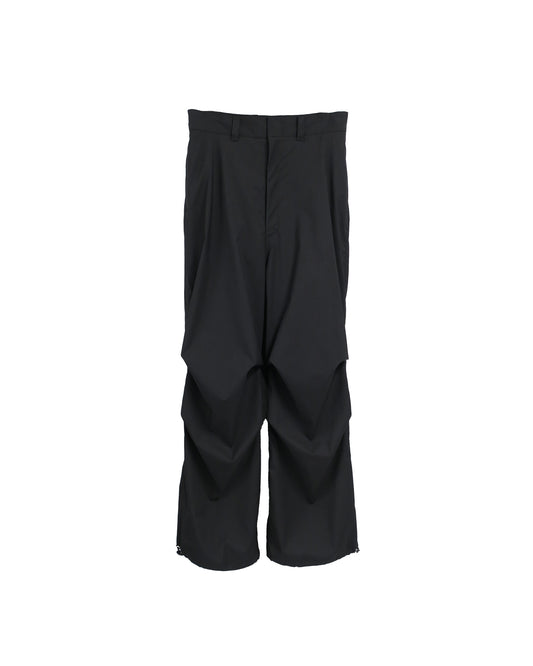 S120 WOOL SOLOTEX  65 TROUSERS / BLACK