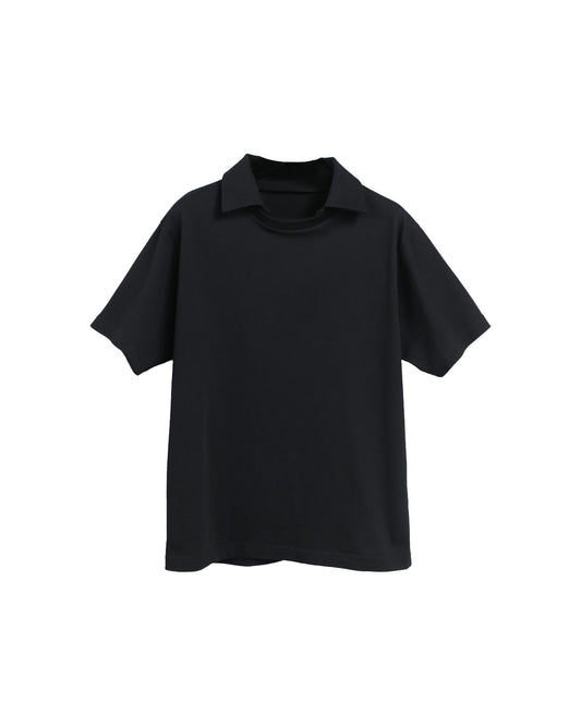 DOCKING  COLLAR TEE / BLACK