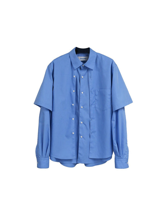 GIMMICK LAYRED IVY SHIRTS/ BLUE