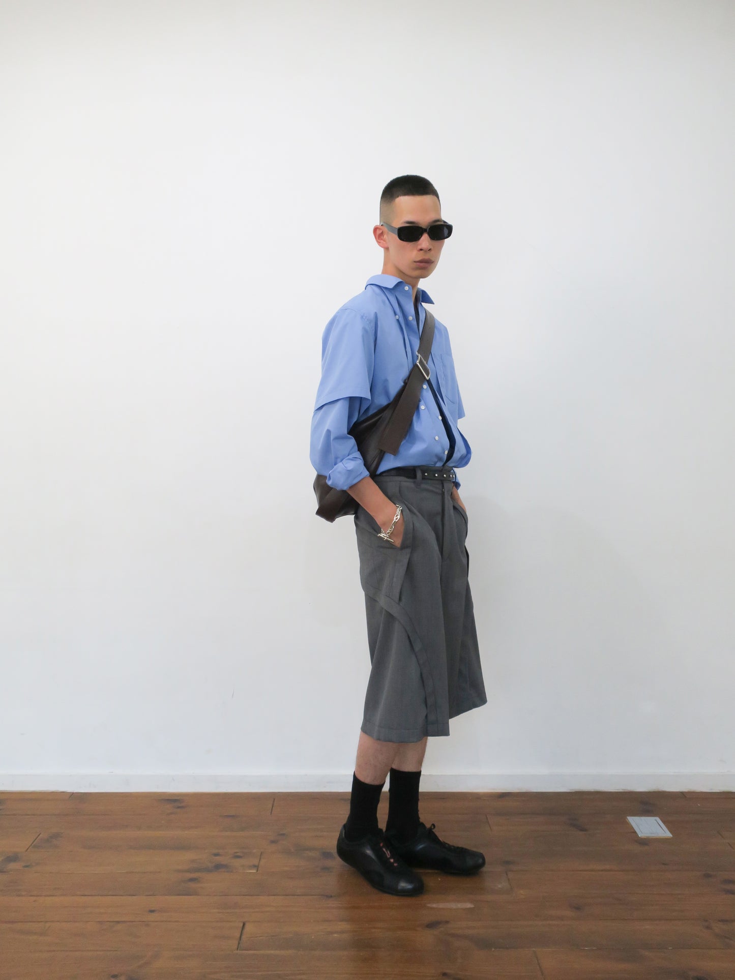 【NEW COLOR】“SUTEMACHI“ TECHNIQUE COW LEATHER 2WAY BAG/ BROWN