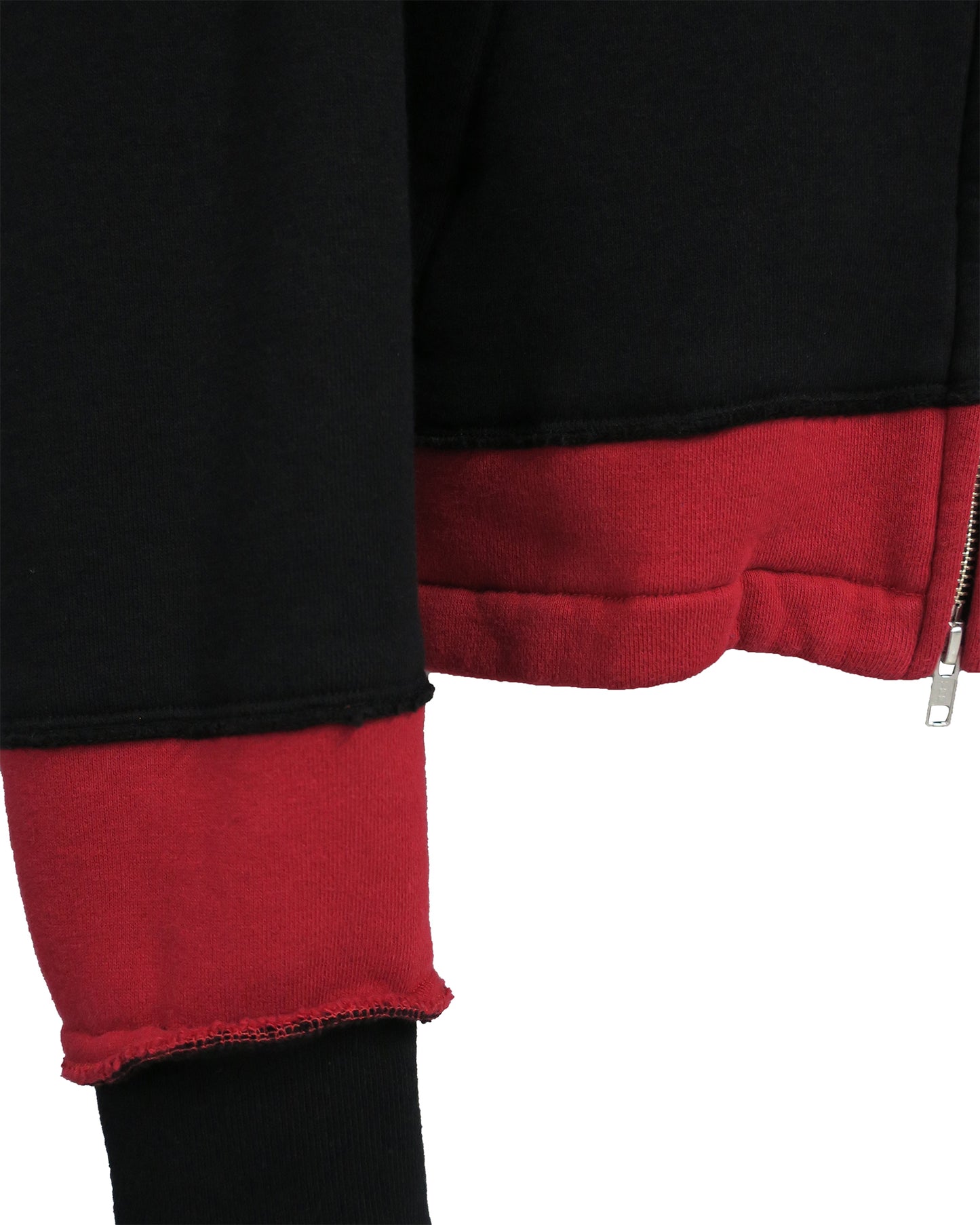 RAVEN BLOOD THUMBHOLE HOODIE/ BLACK