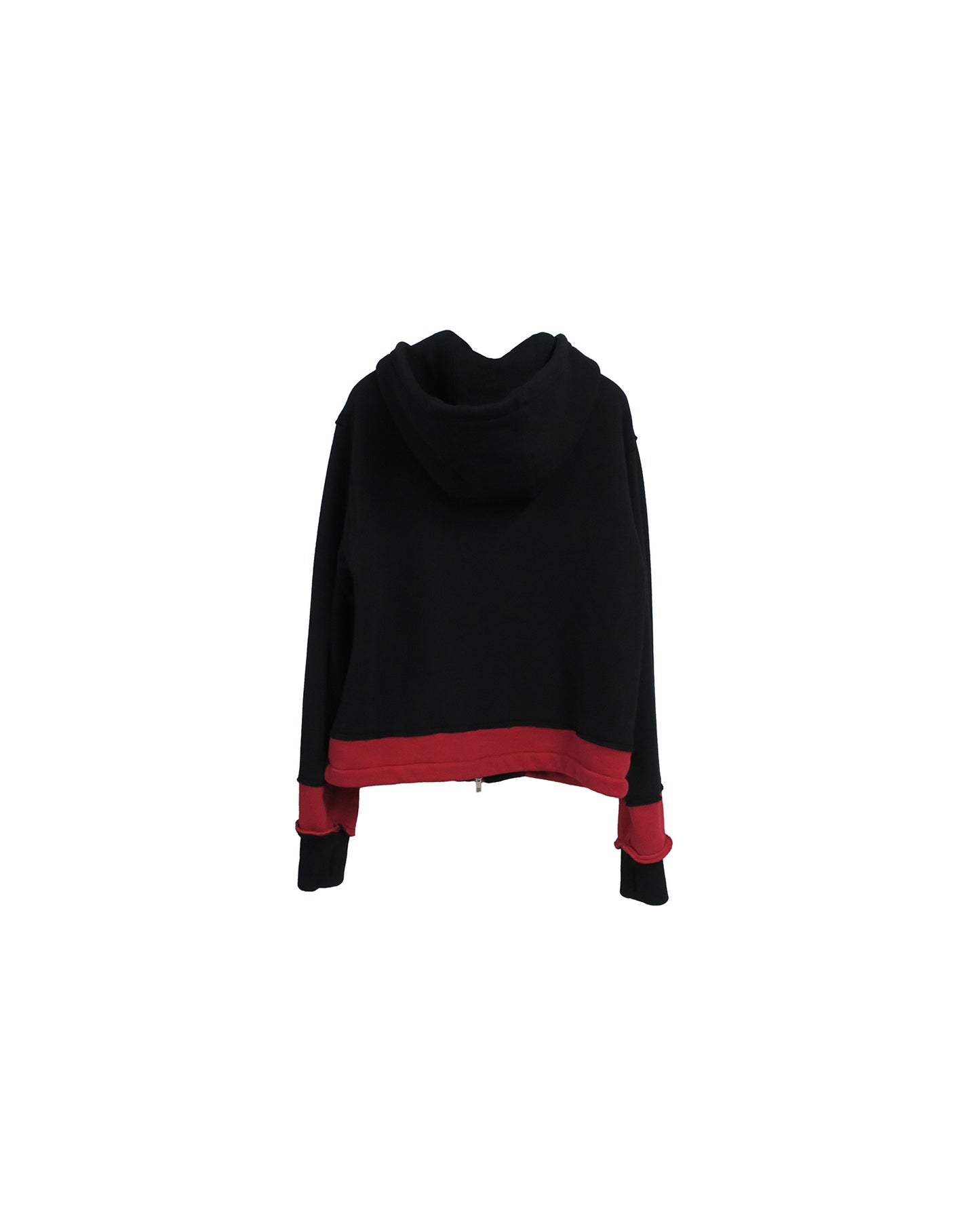 RAVEN BLOOD THUMBHOLE HOODIE/ BLACK