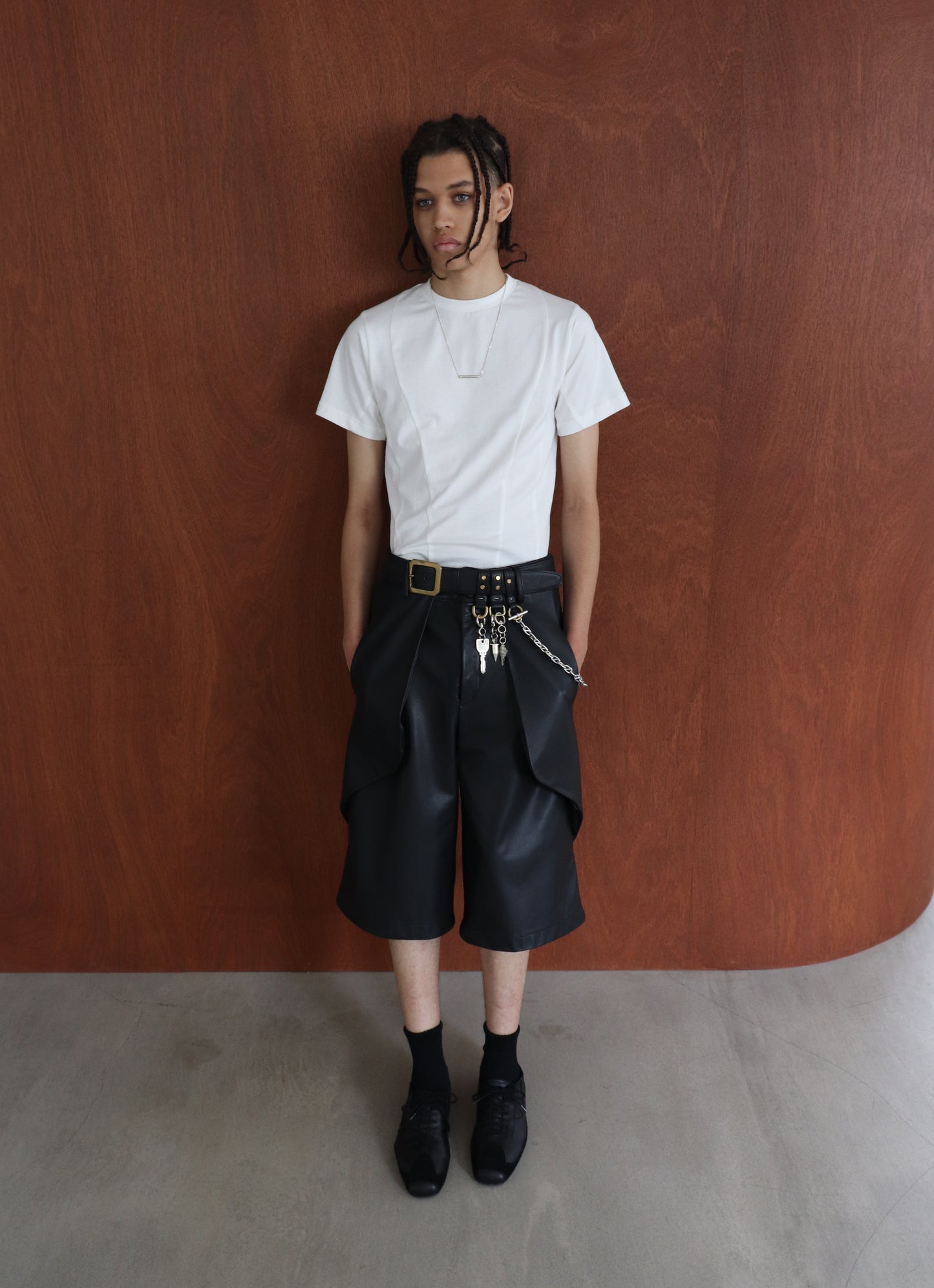 STREAMED LINE ALL WHITE PANEL T-SH/ OFF WHITE