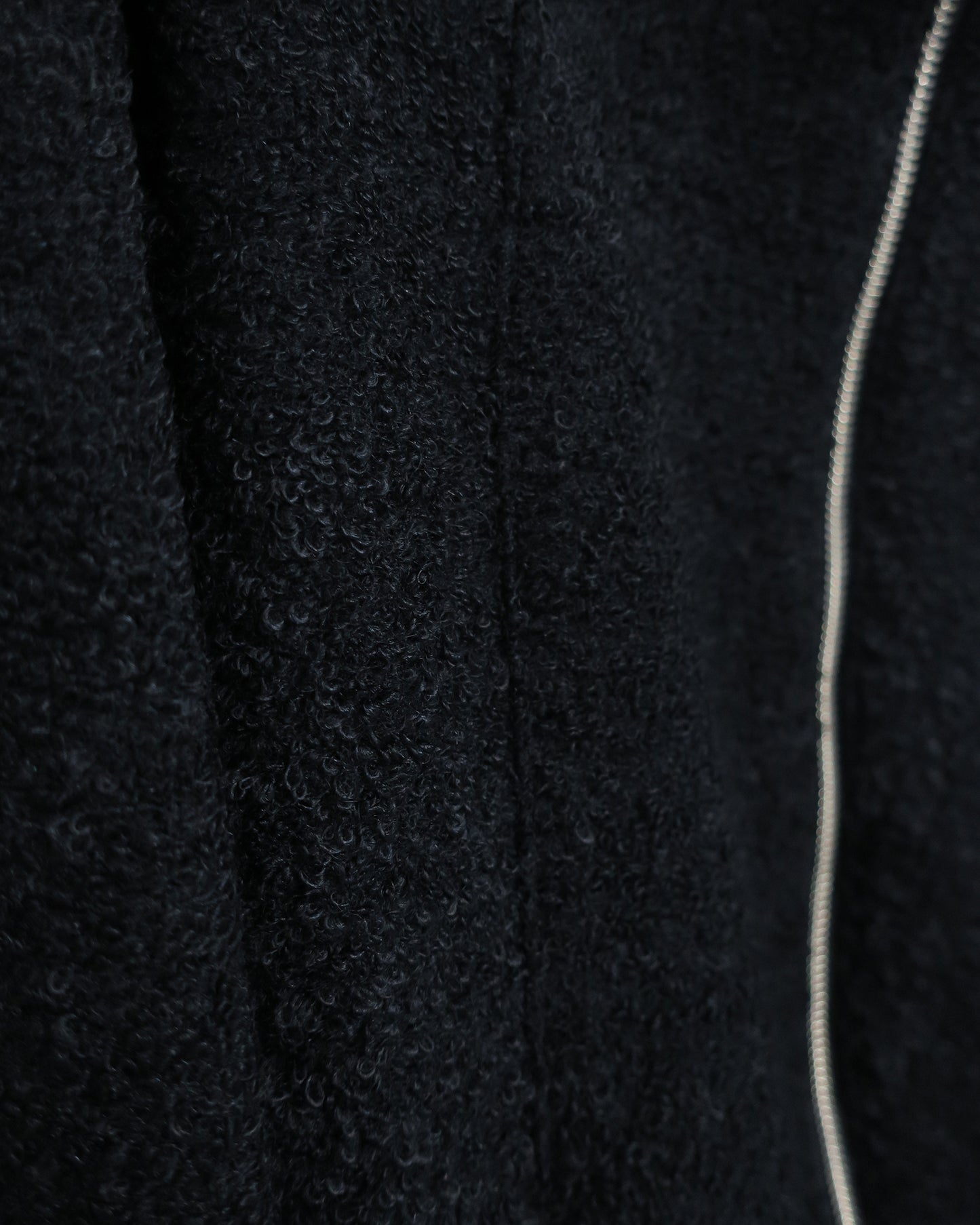 LOOP TWEED MOHAIR HERITAGE  BLOUSON/ BLACK