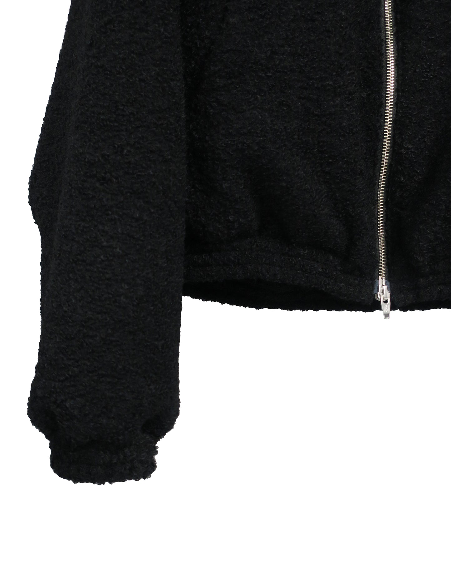 LOOP TWEED MOHAIR HERITAGE  BLOUSON/ BLACK