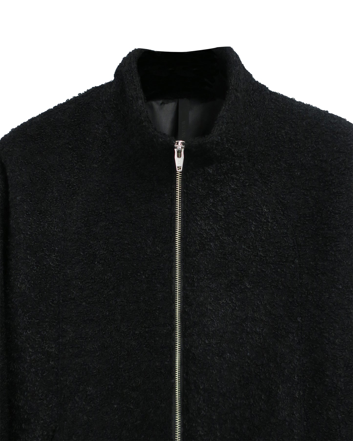 LOOP TWEED MOHAIR HERITAGE  BLOUSON/ BLACK