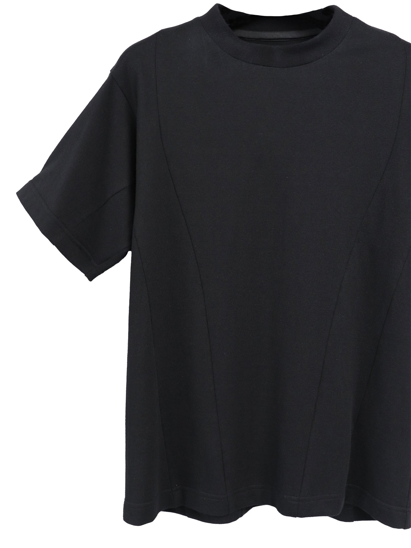 STREAMED LINE ALL BLACK PANEL T-SH/ BLACK